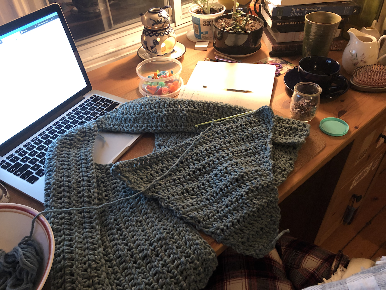 Crochet capelet project journal