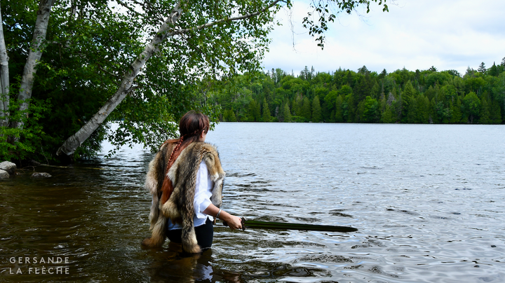 A few photos of me and my sword, in a lake