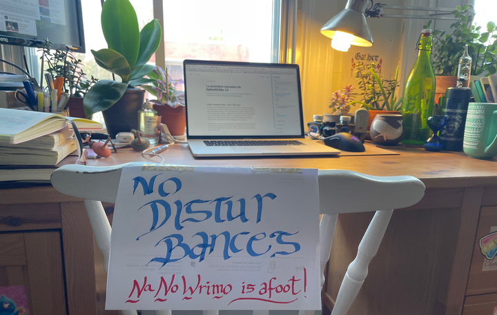 The first week of NaNoWriMo 2023